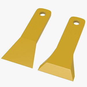 Flat scraper- spachtel 3D