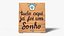 Hand-Painted Wooden Tabletop Sign