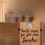 Hand-Painted Wooden Tabletop Sign