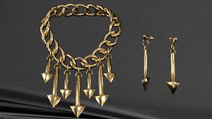 Big necklace with arrows