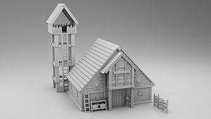 architecture house 3D