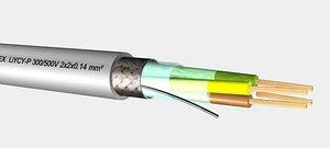 liycy-p 300-500 v rs-232 3d model
