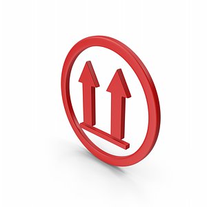 Upward Icon Red