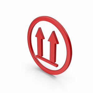 Upward Icon Red