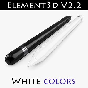 v2 2 apple pencil 3d model
