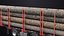 Logging Trailer 01 Red with Load Single Mat All PBR Textures 3D model