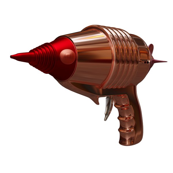 3Dレトロ光線銃ピストル3Dモデル - TurboSquid 1631105