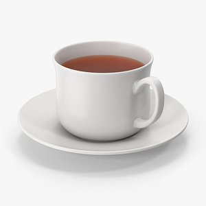 4. Simple tea cup, 3D CAD Model Library