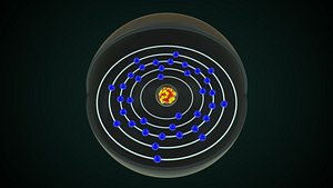 Rubidium Chemical Element 3D model