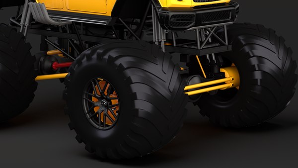 Monster truck mercedes amg 3D model - TurboSquid 1293207