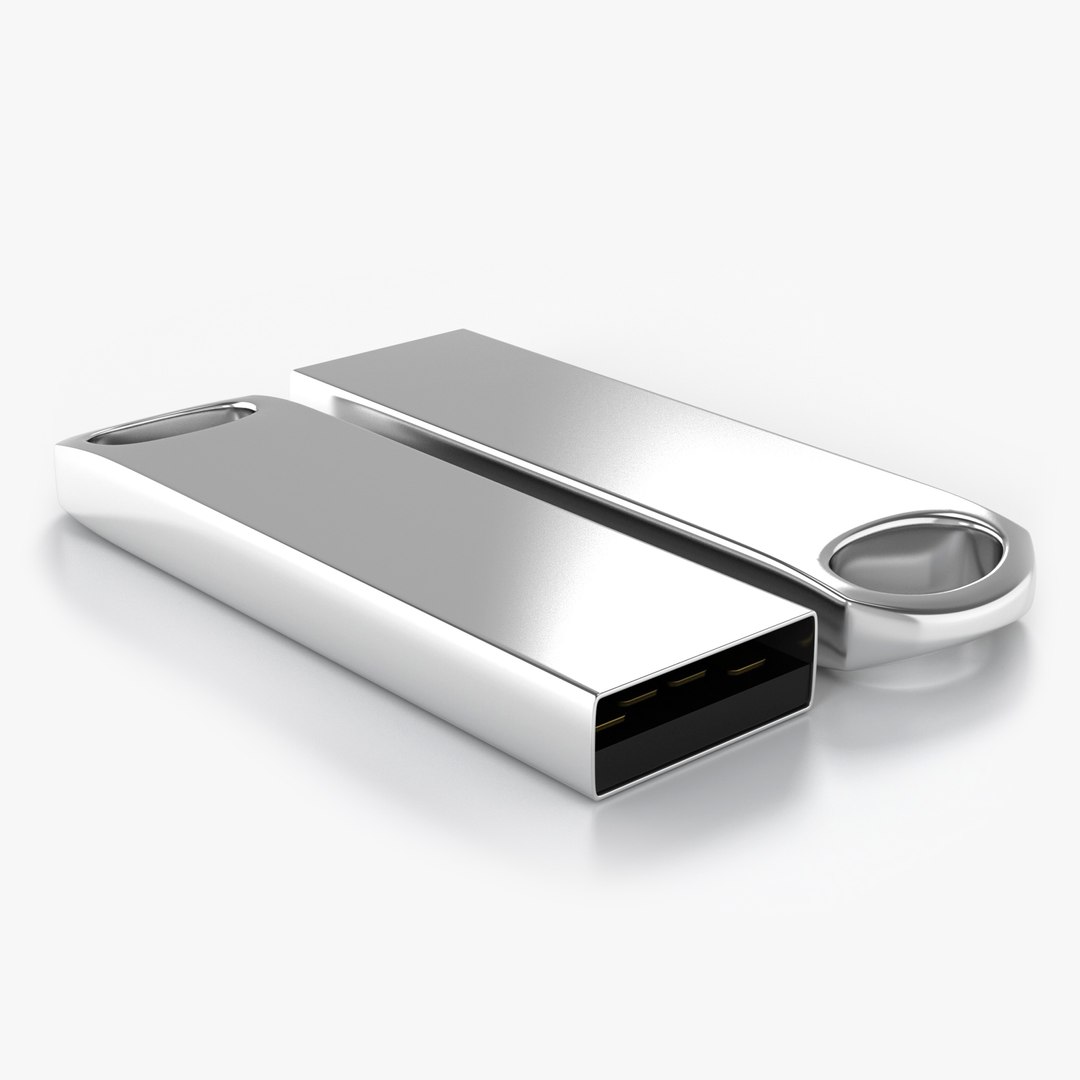3d usb flash drive model