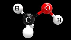 3D Methyl Alcohol model