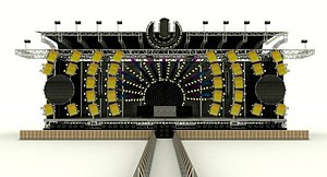3d umf-ultra music festival miami model