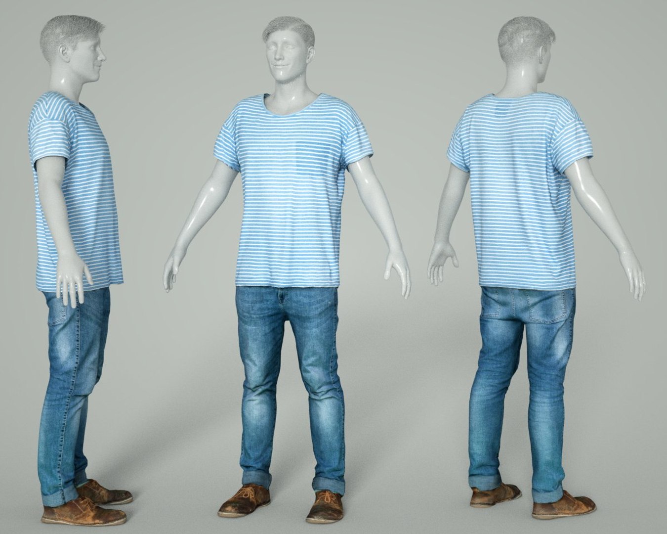 3D male clothing outfit - TurboSquid 1329882