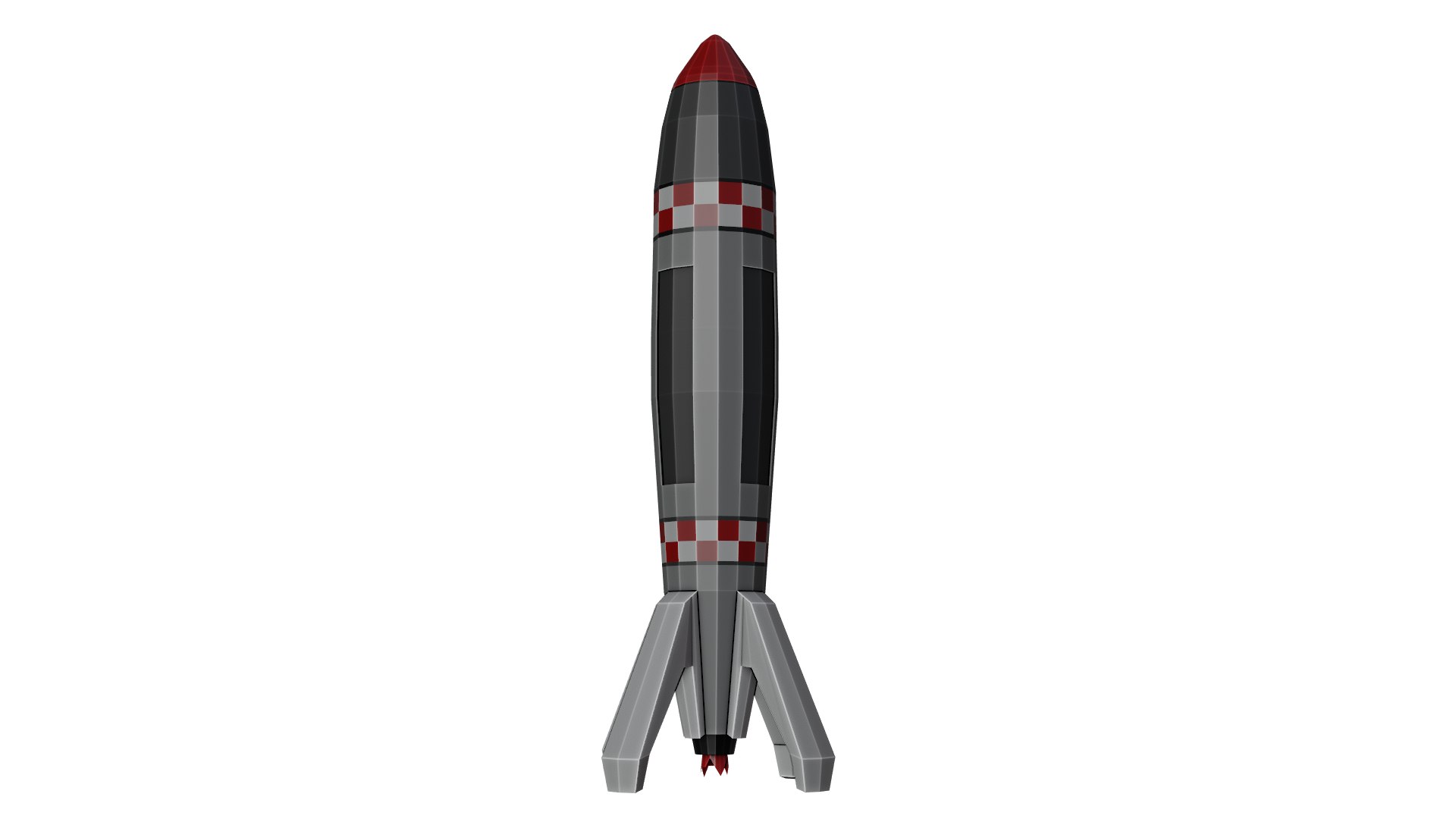 3D model cartoon toon rocket - TurboSquid 1681150
