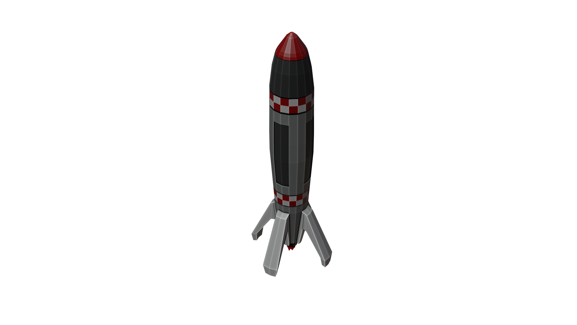 3D model cartoon toon rocket - TurboSquid 1681150