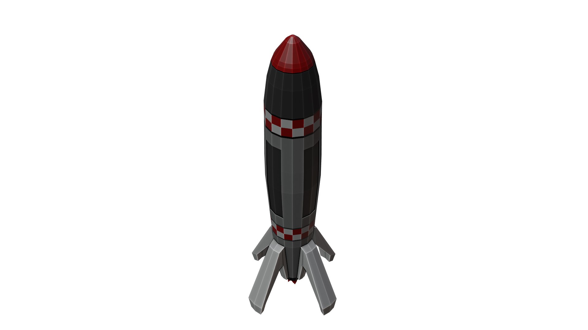 3D model cartoon toon rocket - TurboSquid 1681150