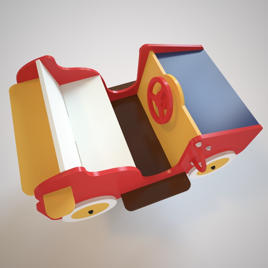 3D Playground Spring Car - TurboSquid 1235130