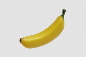3D Banana 3d model