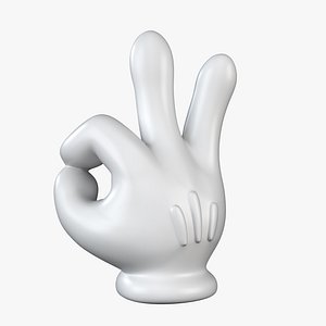 Mickey Hand - OK 3D model