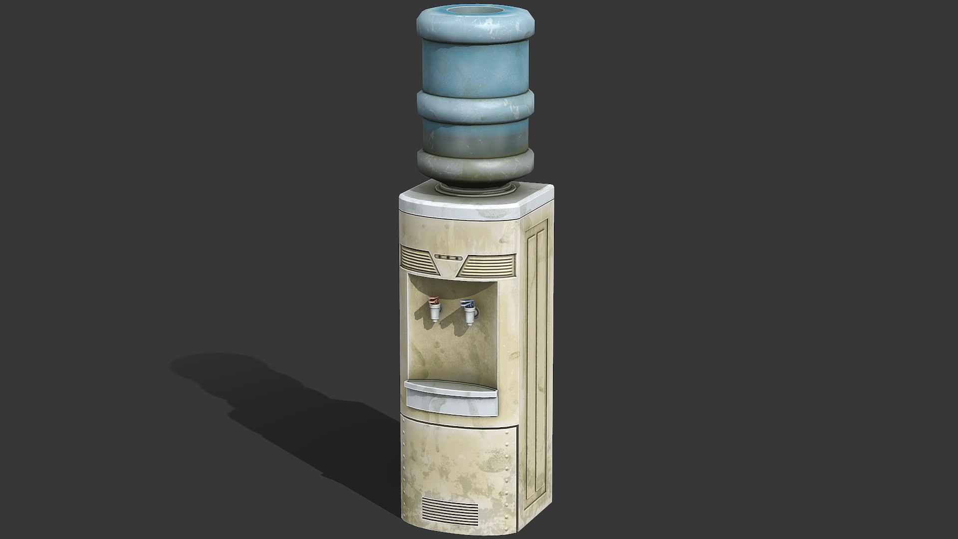 3D Old Water Cooler - PBR Game Ready https://p.turbosquid.com/ts-thumb/dG/xYNSCp/qw/screenshot004/png/1681763518/1920x1080/fit_q87/f1b1aededa685ed2181440d1830364739f8f111b/screenshot004.jpg