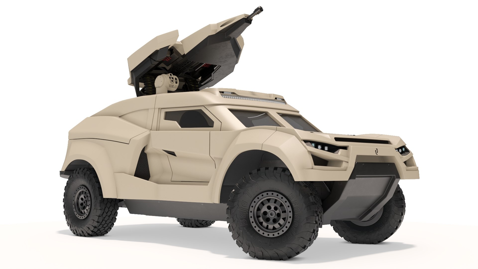 Cockerill I-X Ground Interceptor Car Rigged 3D Model - TurboSquid 2325732
