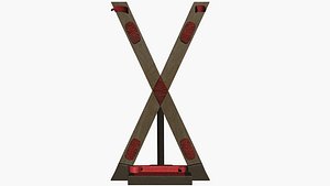 3D St Andrew Cross model