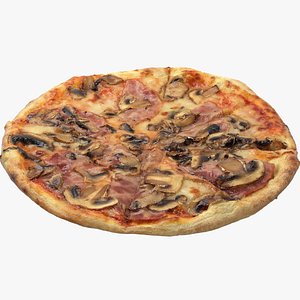 3D Realistic Pizza 4