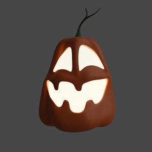 Cute and Funny Halloween Jack-o-Lantern Pumpkin