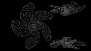 3D Big Boat Propeller