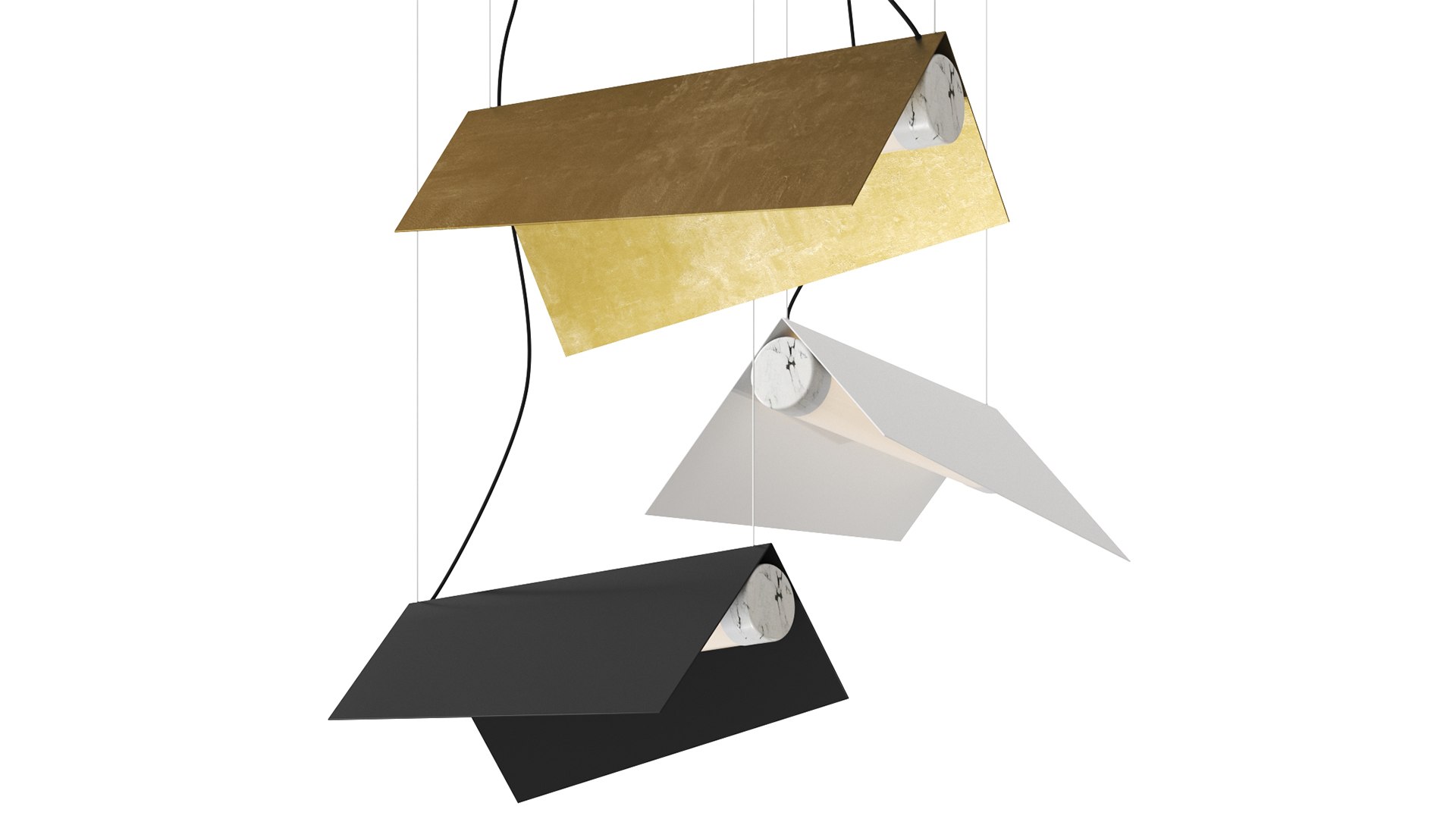 Clark Suspension By Lambert Et Fils Pendant Lamp 3D Model - TurboSquid ...