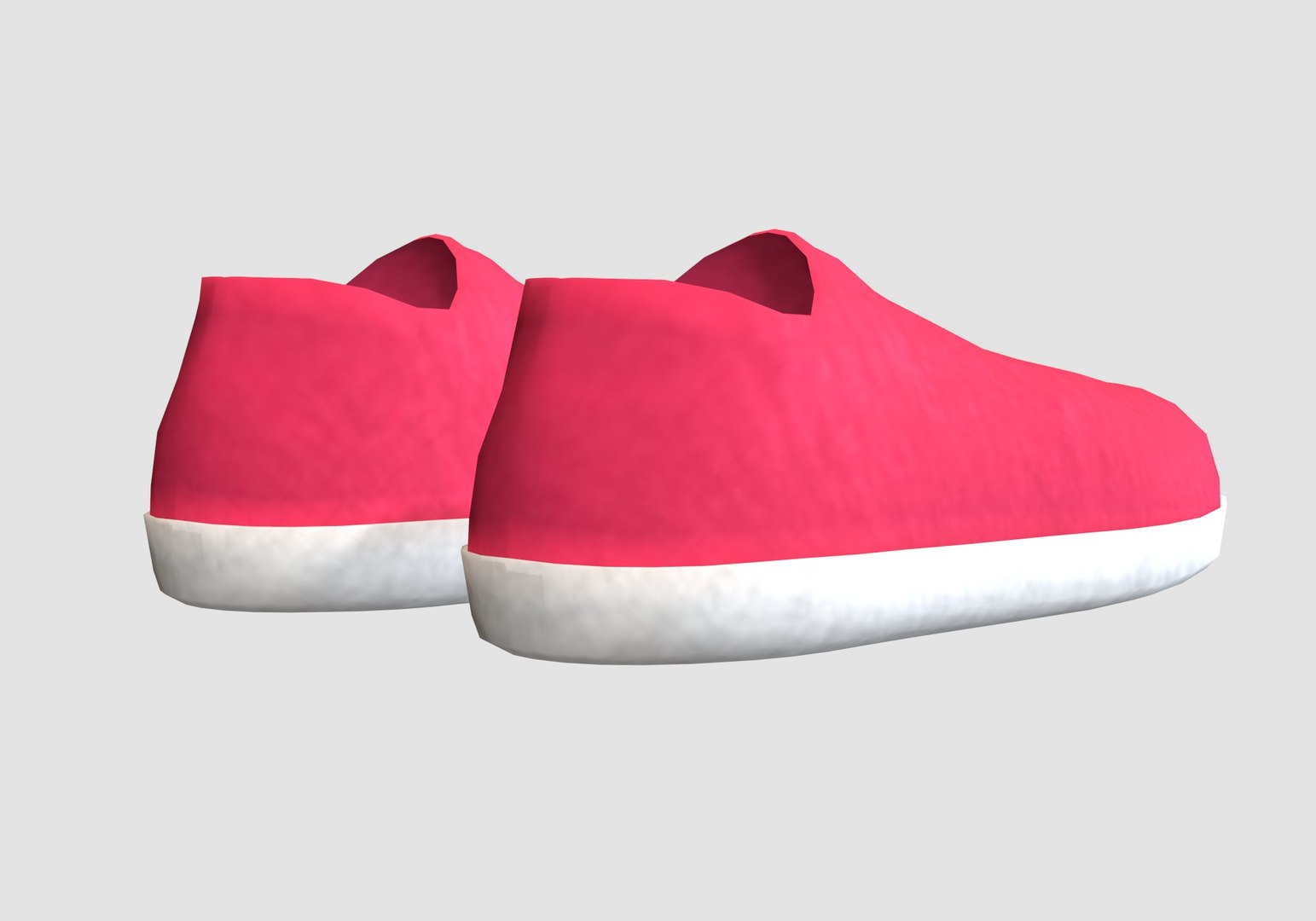 Pink Simple Shoes 3D Model - TurboSquid 1906335