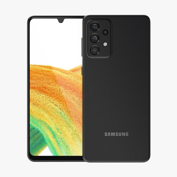 Samsung Galaxy A33 Black 3D model