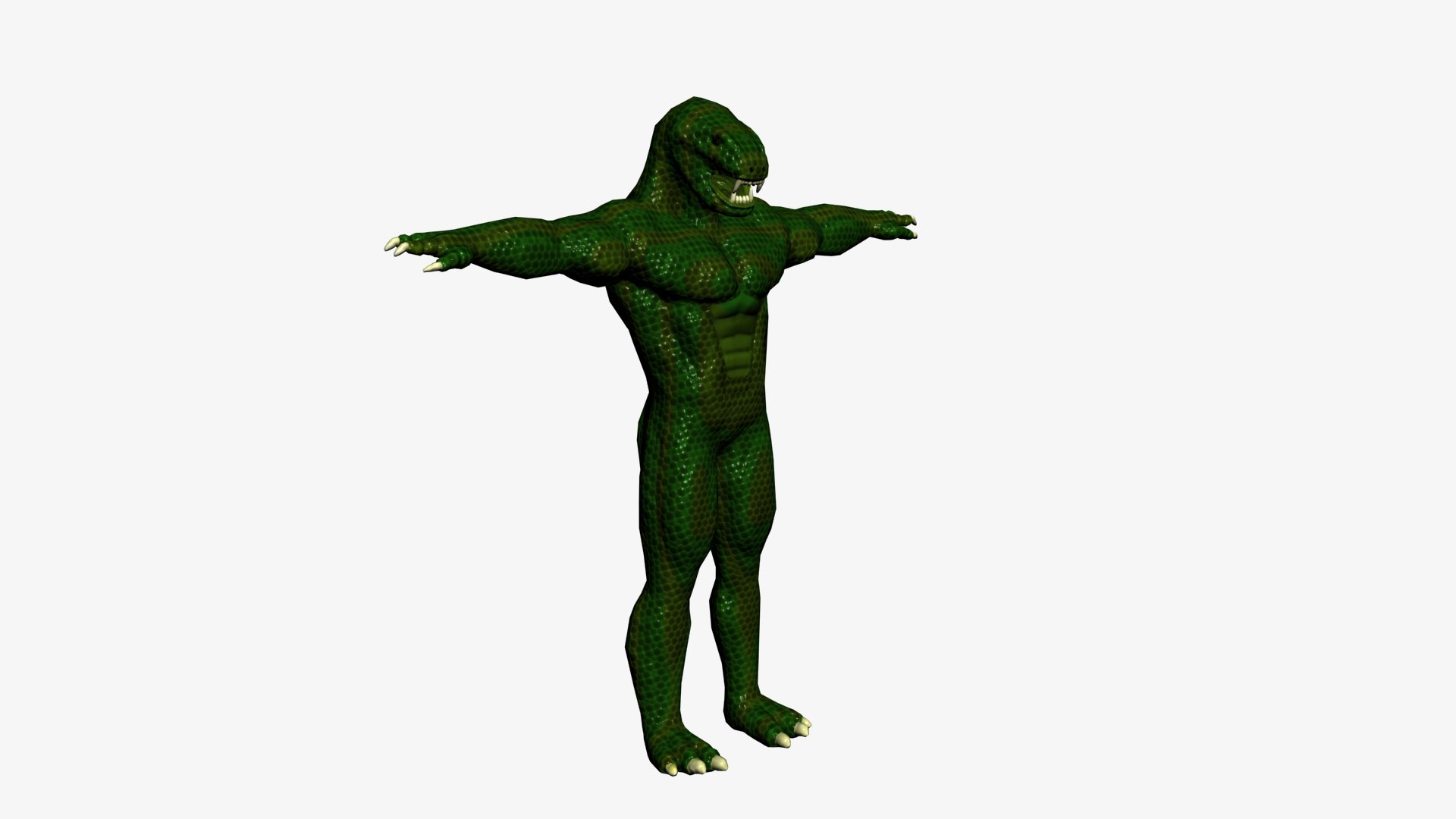 Character Snake 3d Model