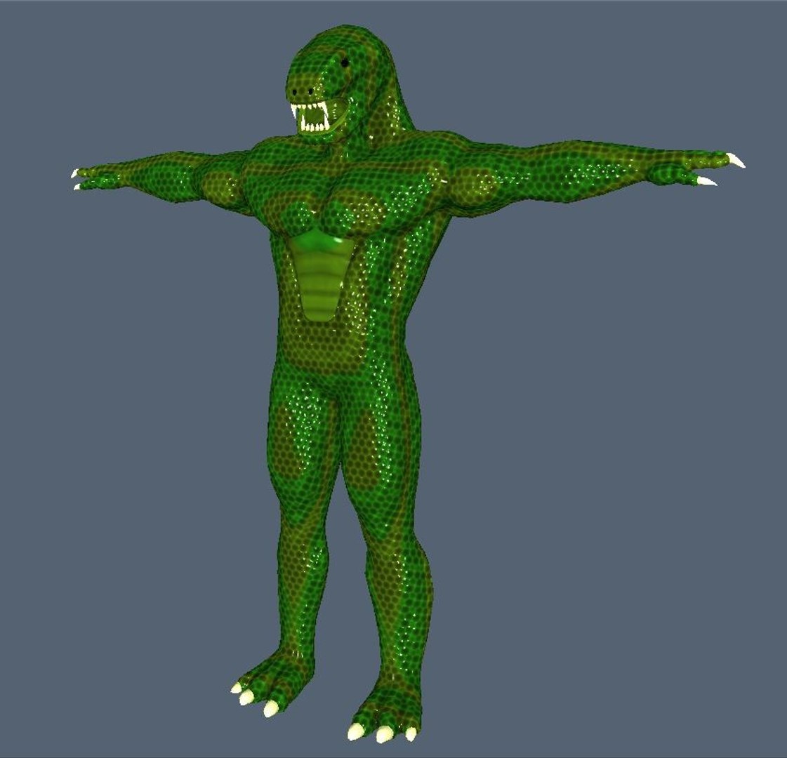 Character Snake 3d Model