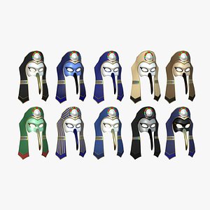 10 Thoth Mask A Collection - Egyptian Gods Character Clothing model