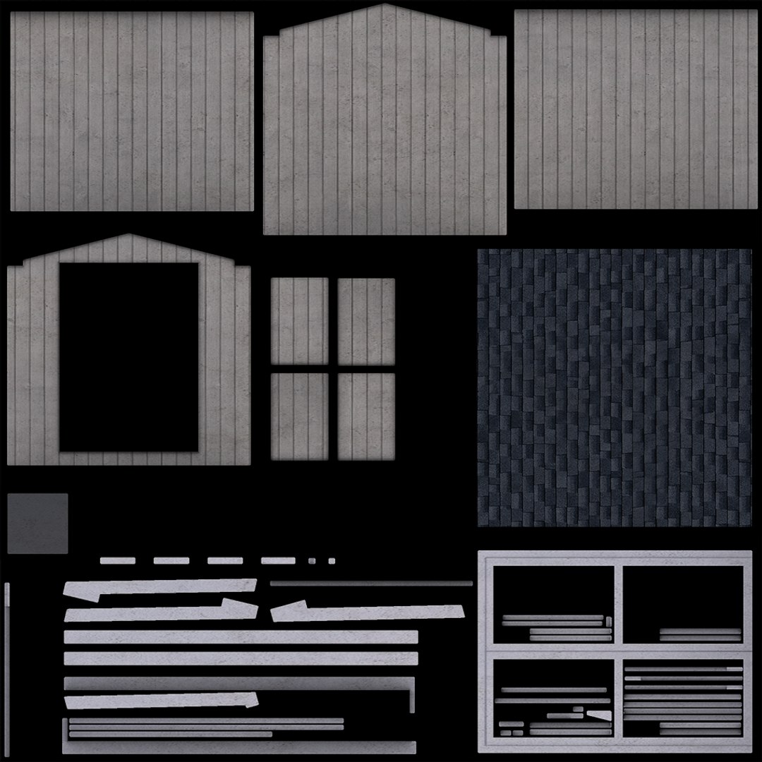 3d model shed