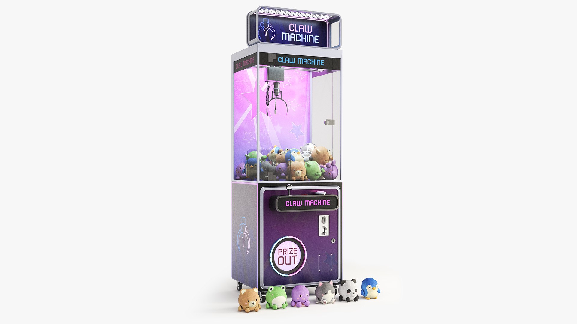 Claw Vending Machine with Toys Low-poly 3D model https://p.turbosquid.com/ts-thumb/dH/MVa6Ie/iC/001/jpg/1787283876/1920x1080/fit_q87/9f182a96663ec189adc4f4013ab090e429235fa7/001.jpg