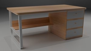 3D Minimalist Desk