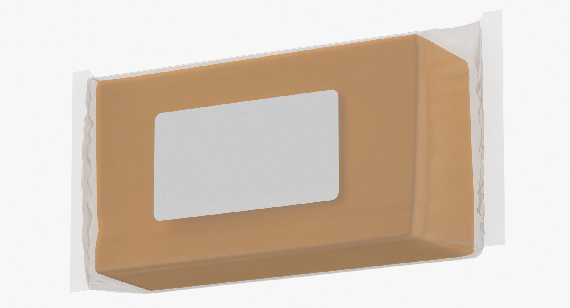 3D Model Block Cheese 2lbs Blank And Generic Label - TurboSquid 2002616
