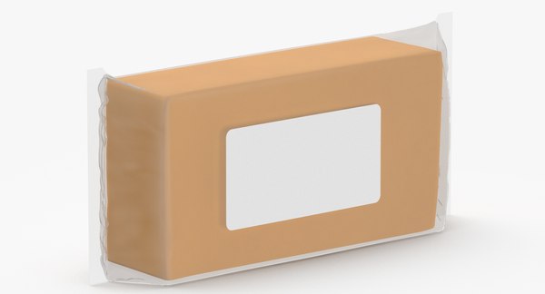 modelo 3d Block Cheese 2lbs Blank and Generic Label - TurboSquid 2002616