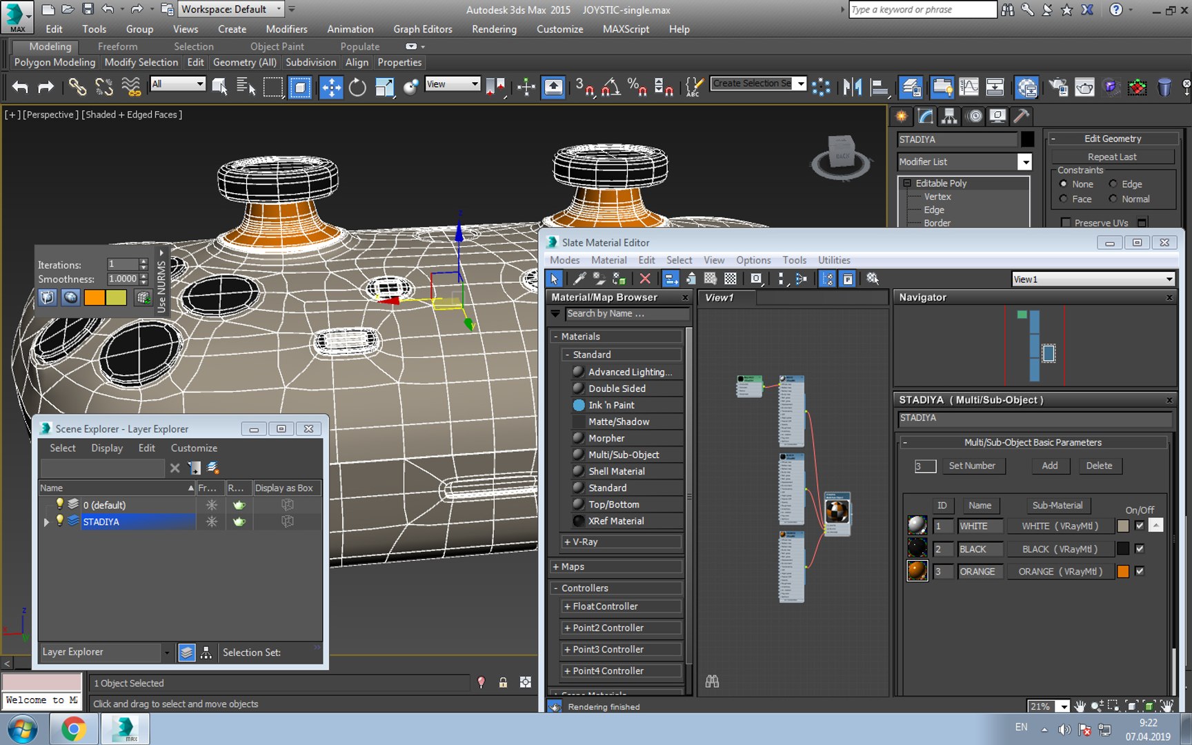 3D Model Gamepad Stadiya - TurboSquid 1395065