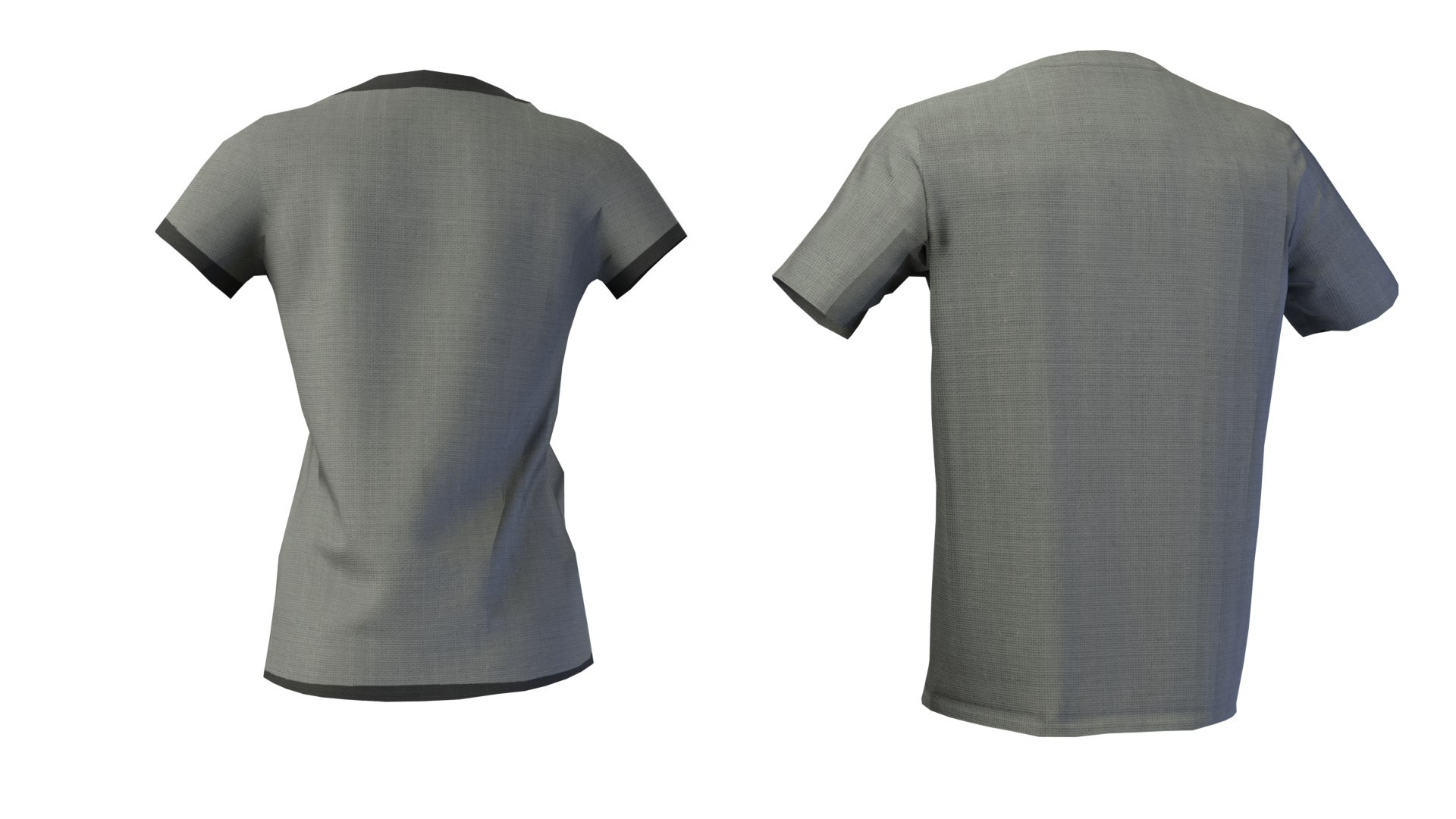 3D Male Female Ready Shirt Model - TurboSquid 1373698