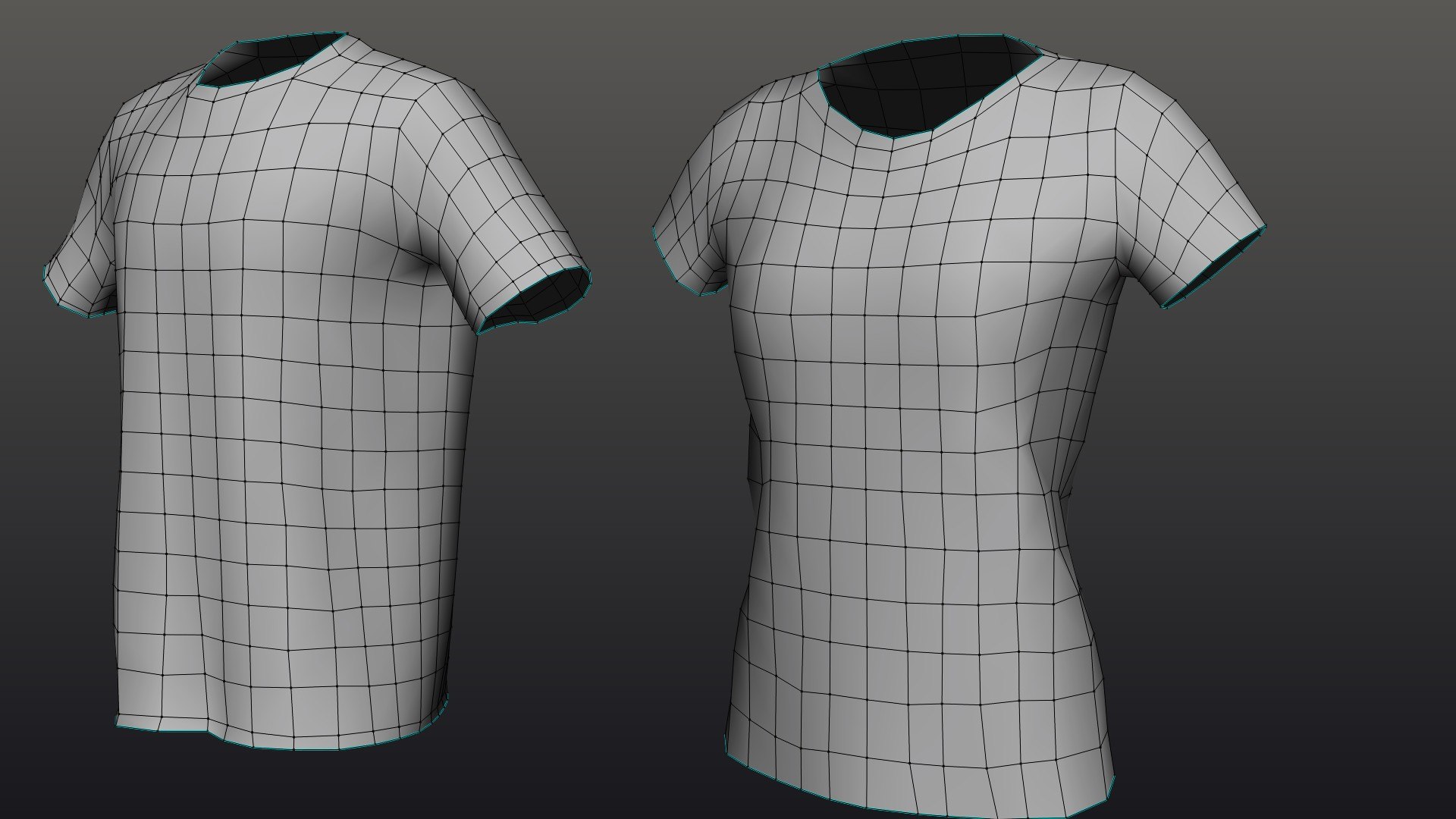 3D Male Female Ready Shirt Model - TurboSquid 1373698
