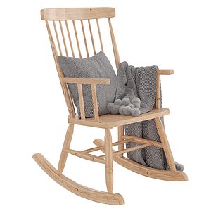 Rocking chair Terence 3D model