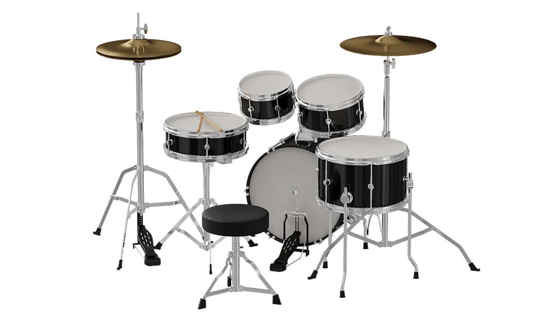 3D Pearl Drums BLENDER 3D Model Cycles Model - TurboSquid 1773149
