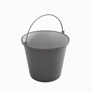 Industrial Plastic Bucket B 03 3D model
