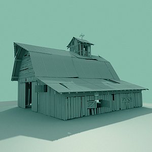 old barn 3d model