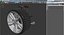 Car Front Suspension with Wheel