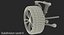 Car Front Suspension with Wheel